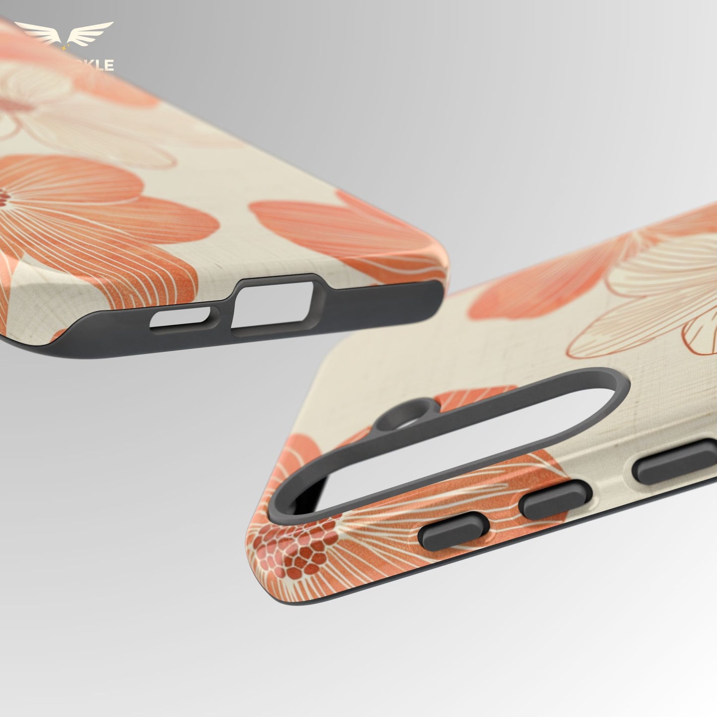 Coral Retro Crush Phone Case