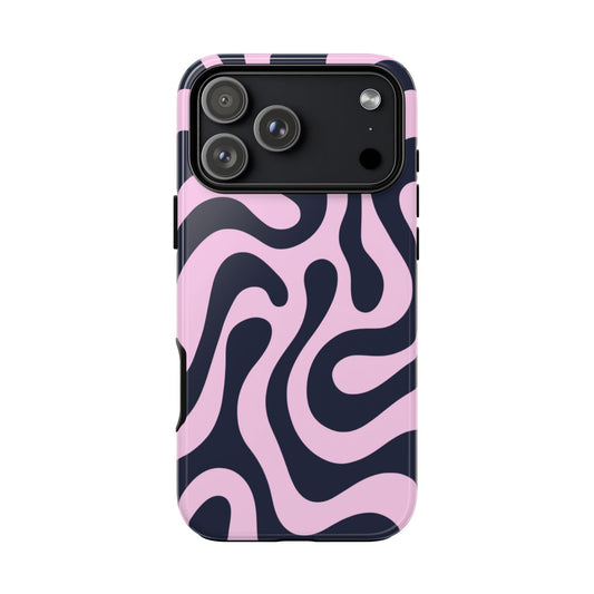 Midnight Rose Swirl Phone Case