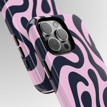 Midnight Rose Swirl Phone Case