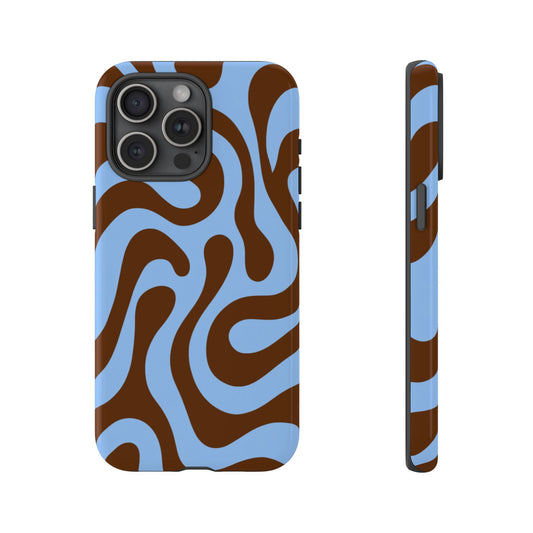 Espresso Lagoon Swirl Phone Case