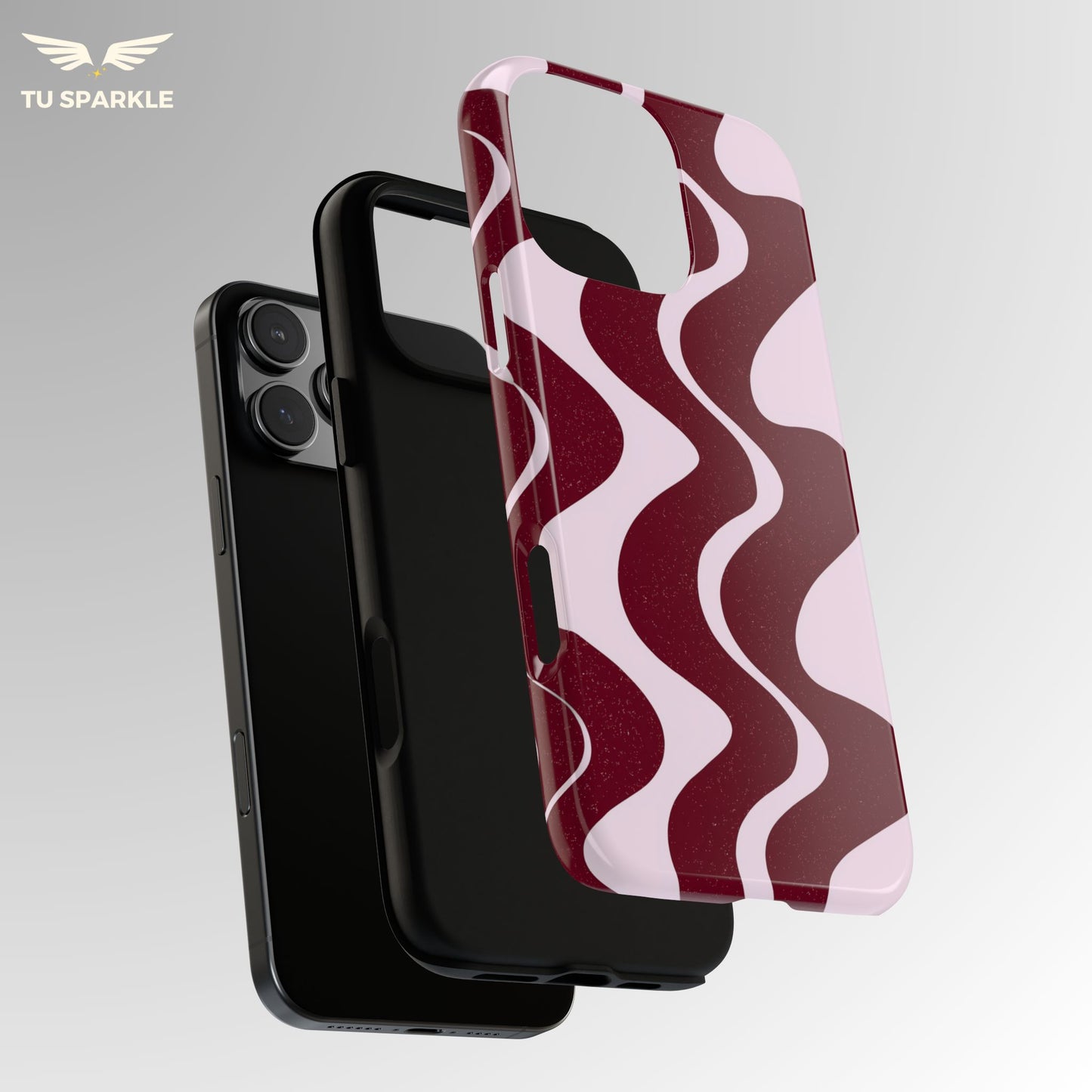 Cherry Velvet Wave Phone Case