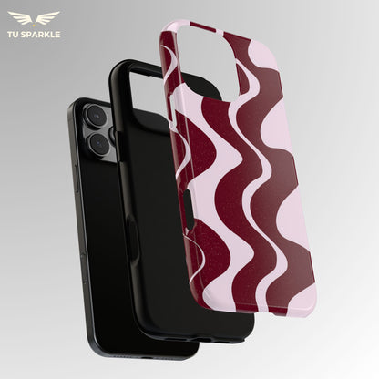 Cherry Velvet Wave Phone Case