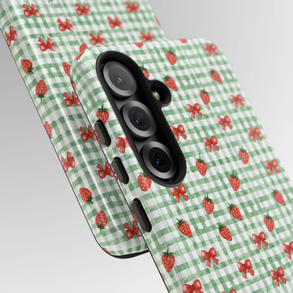 Strawberry Picnic Phone Case