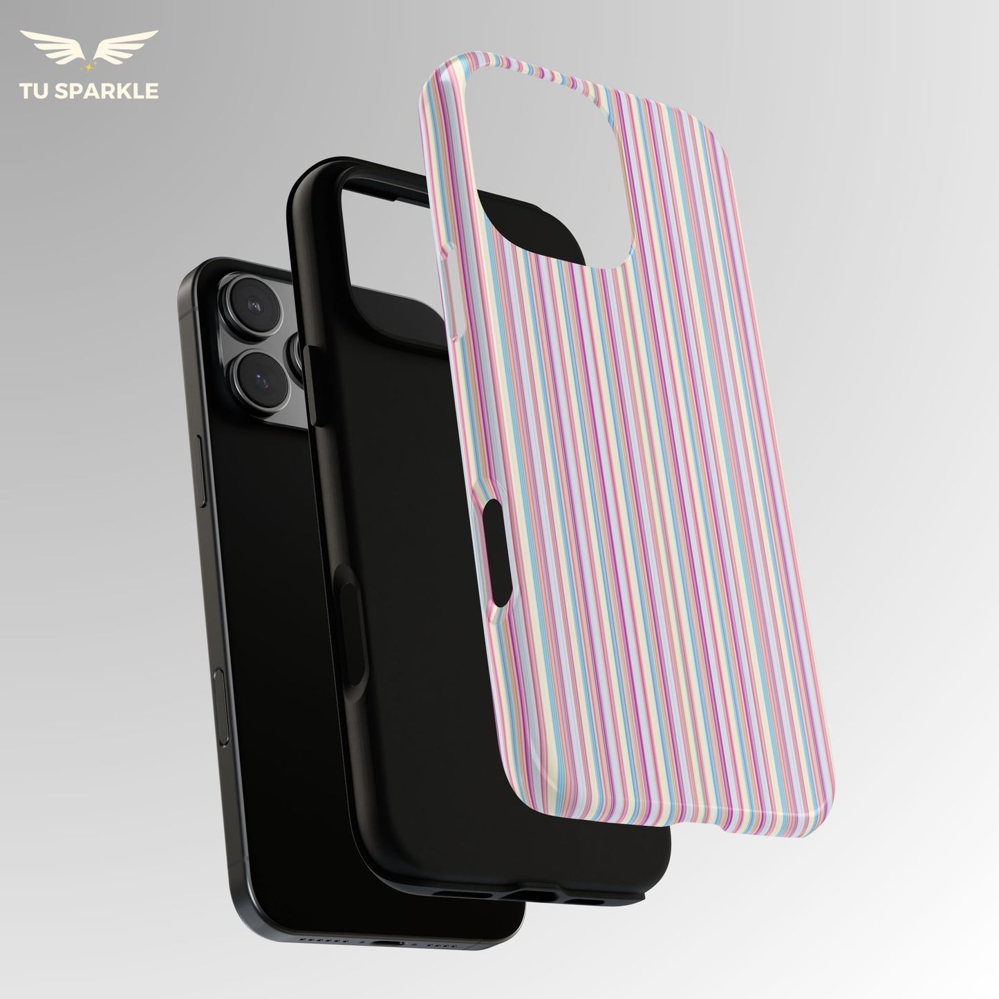 Cotton Candy Stripes Phone Case