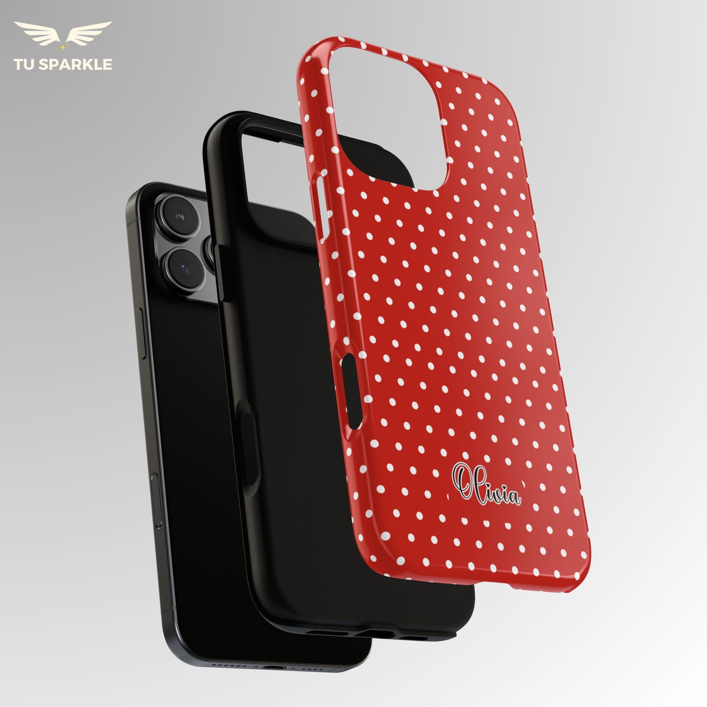 Custom Cherry Dot Phone Case