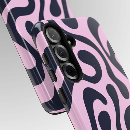 Midnight Rose Swirl Phone Case