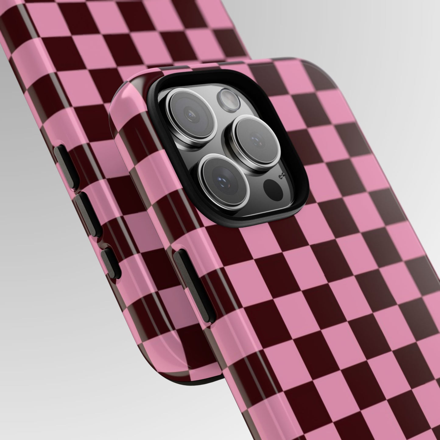 Cherry Checkmate Phone Case