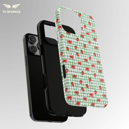 Strawberry Picnic Phone Case