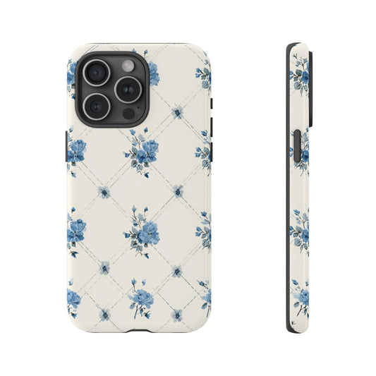 Vintage Quilt Blossom Phone Case