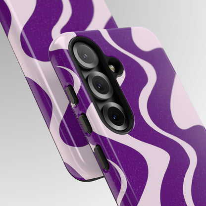 Lavender Dream Wave Phone Case