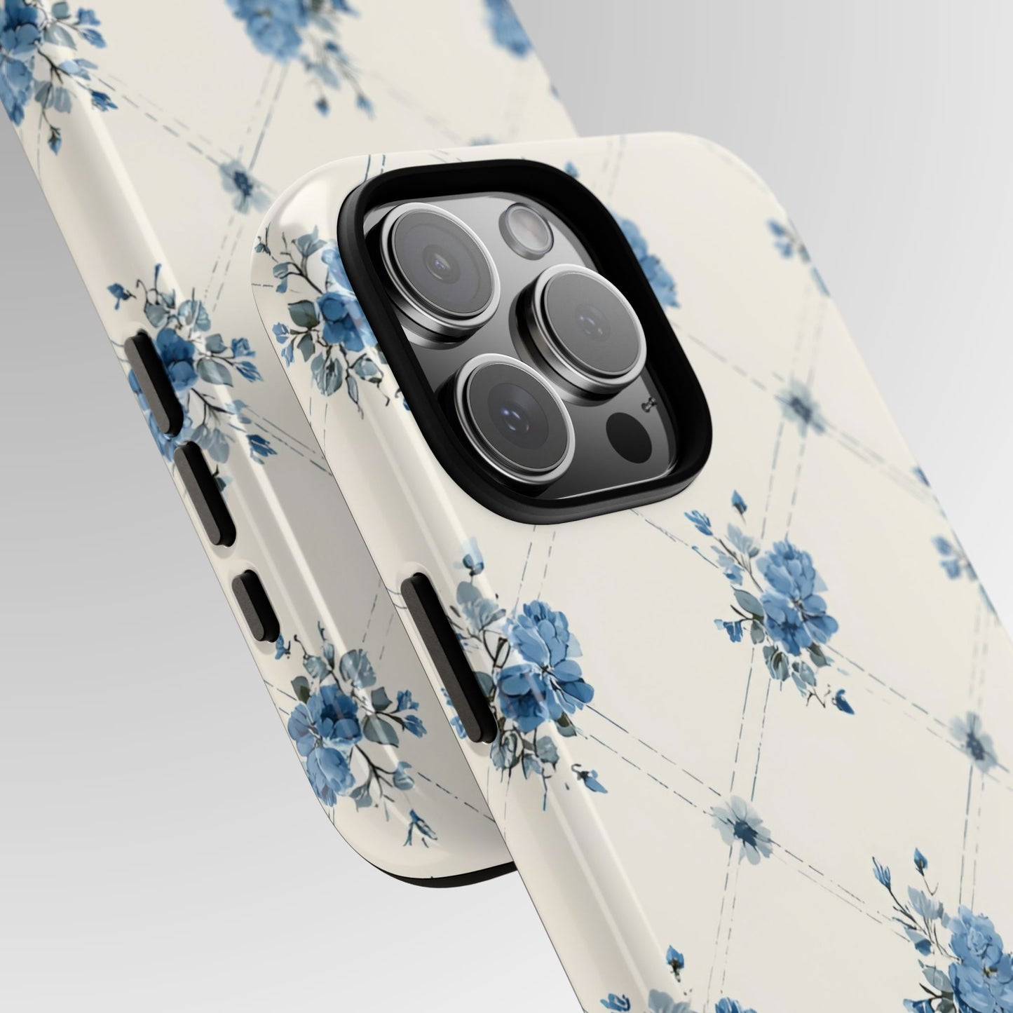 Vintage Quilt Blossom Phone Case